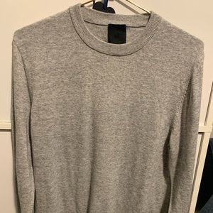 Men’s H&M small lightweight gray/oatmeal heather crewneck sweater